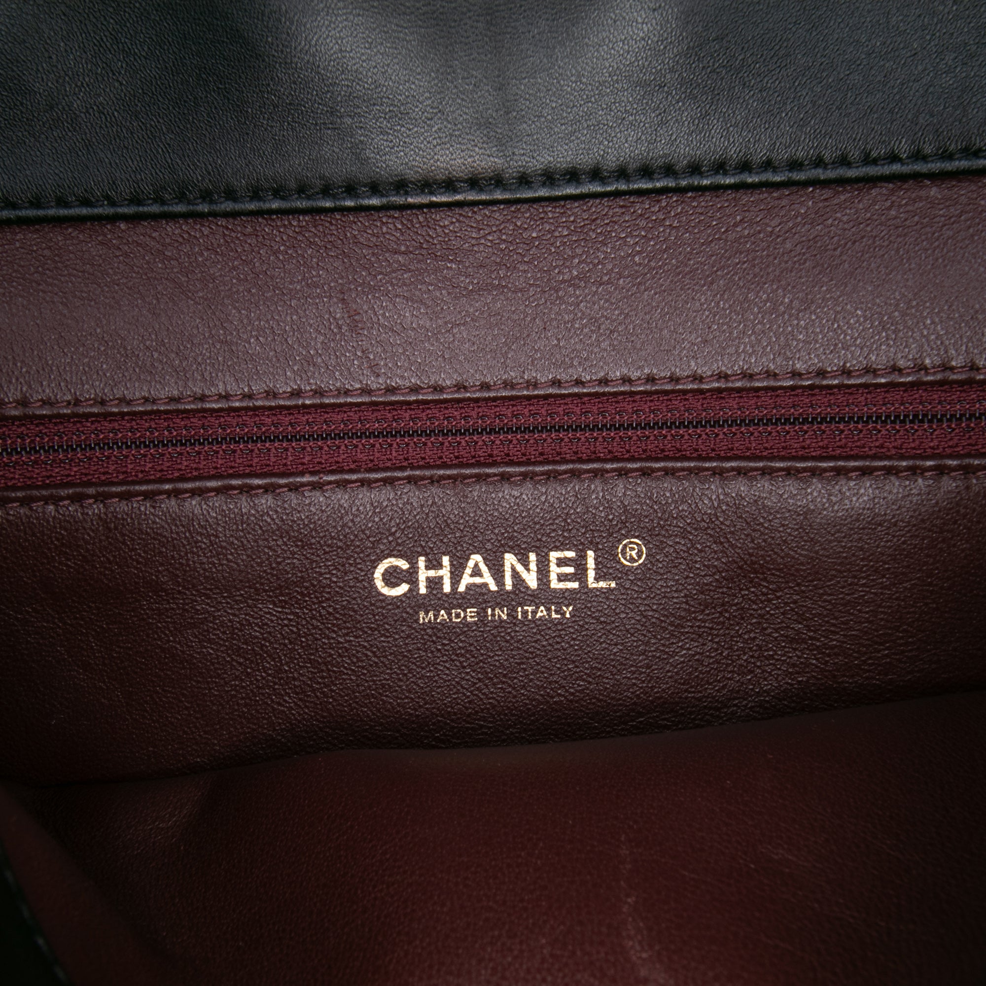 Large Lambskin Trendy CC Top Handle Flap