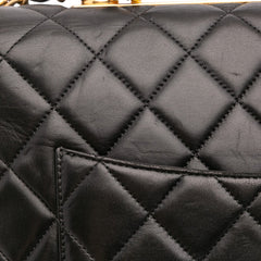 Large Lambskin Trendy CC Top Handle Flap