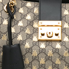 Medium GG Supreme Bees Padlock Tote