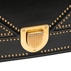 Medium Studded Lambskin Diorama Flap