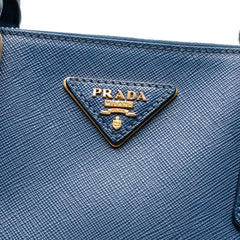 Large Saffiano Lux Galleria Double Zip Tote