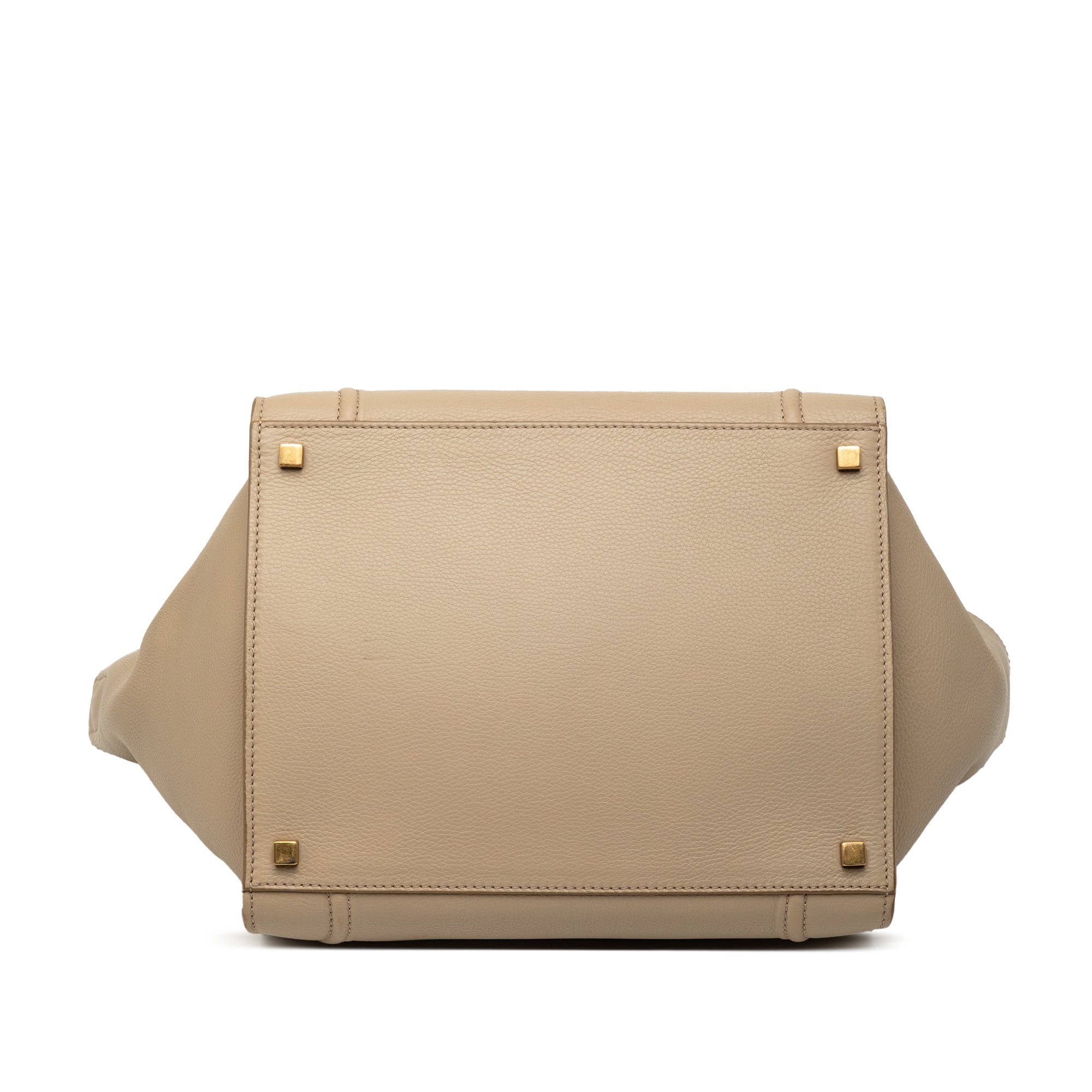 Medium Leather Luggage Phantom Tote