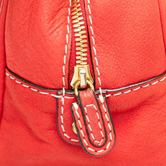 Leather Anagram Tassel Handbag_8