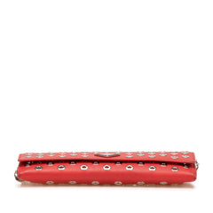 Saffiano Grommet Wallet On Chain