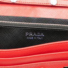 Saffiano Grommet Wallet On Chain