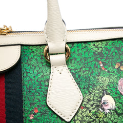 Yuko Higuchi Medium Coated Canvas Ophidia Web Satchel