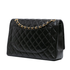 Maxi Classic Lambskin Double Flap