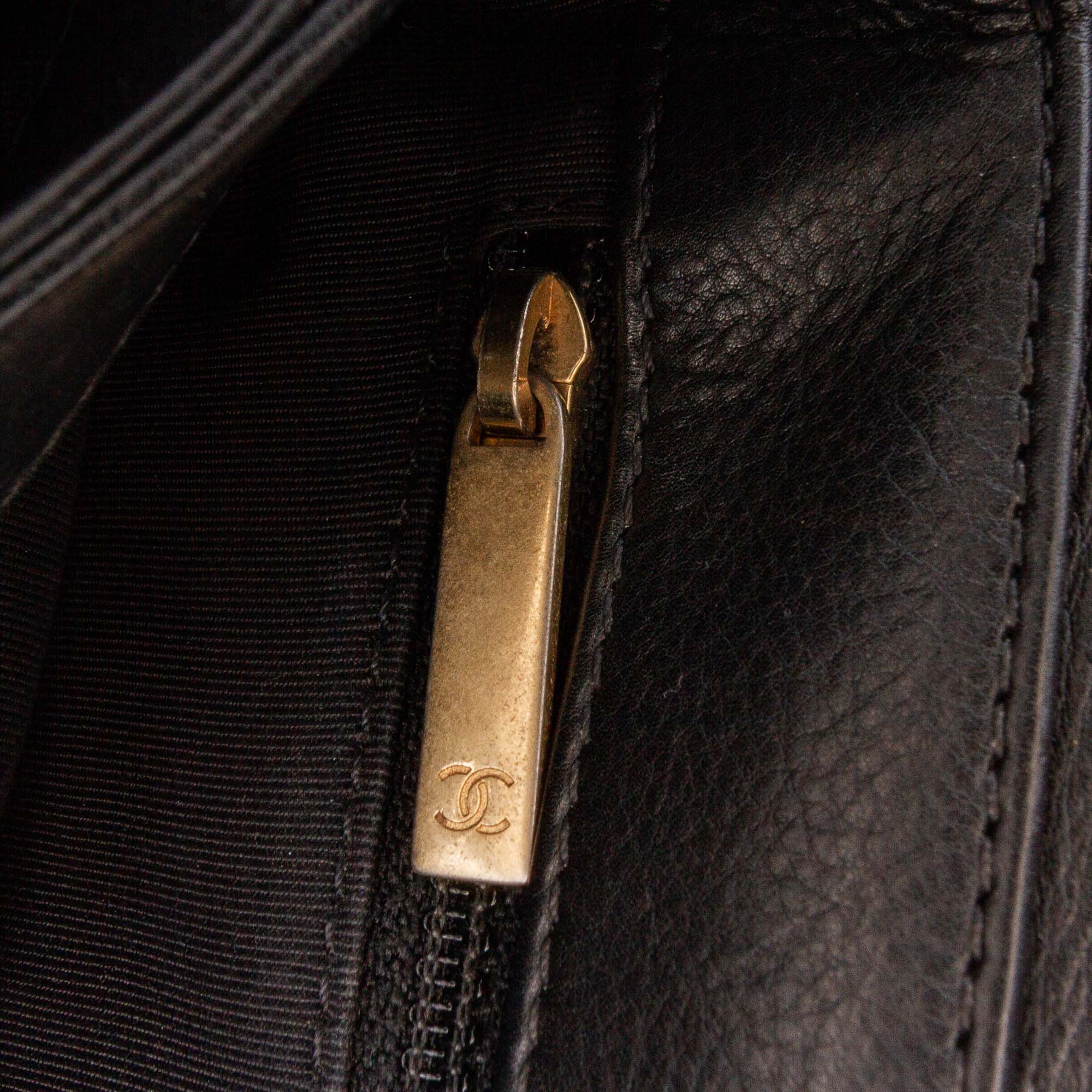 Quilted Calfskin Gold Top Handle Flap