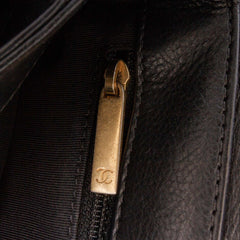 Quilted Calfskin Gold Top Handle Flap