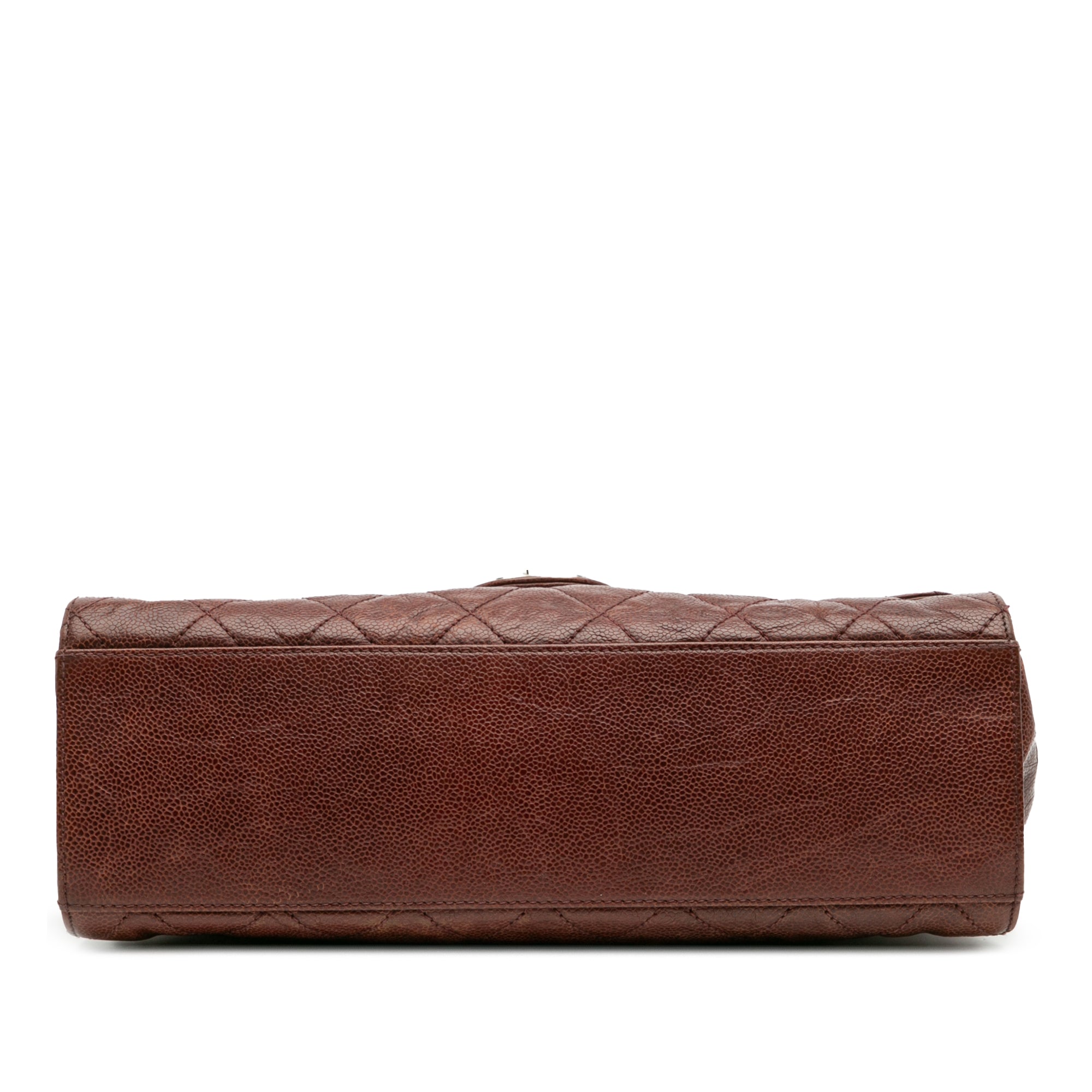 Jumbo Quilted Glazed Caviar CC Crave Flap
