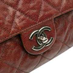 Jumbo Quilted Glazed Caviar CC Crave Flap
