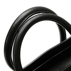 Mini Tricolor Suede and Calfskin Luggage Tote