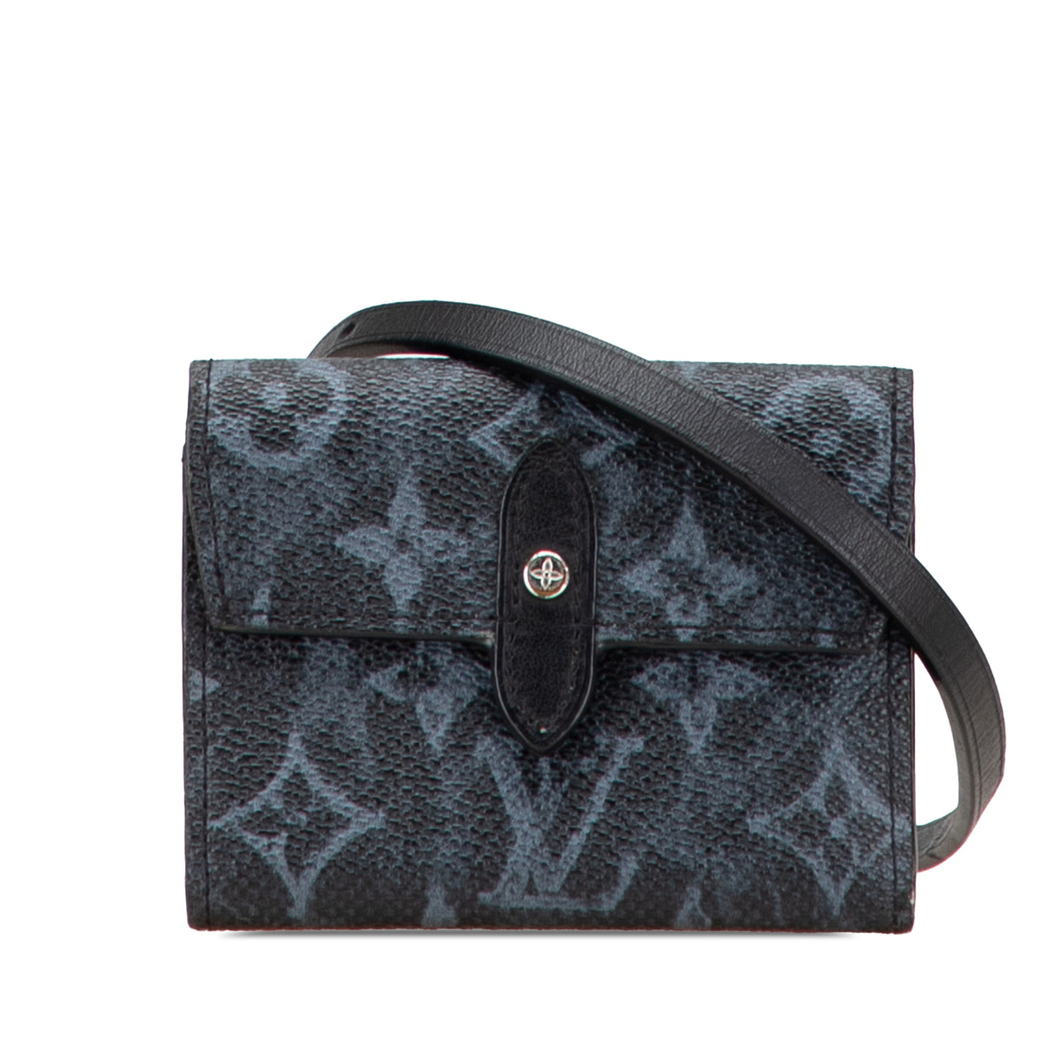 Monogram Pastel Cross Card Holder