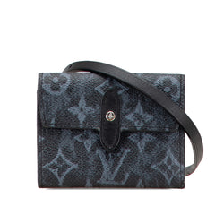 Monogram Pastel Cross Card Holder