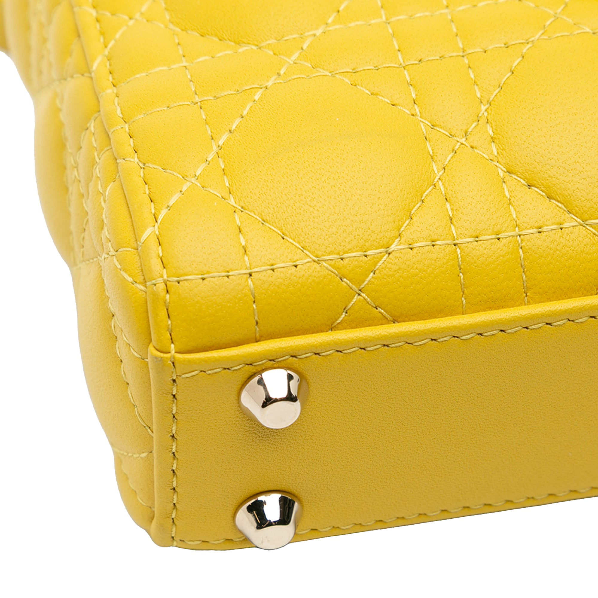 Micro Lambskin Cannage Lady Dior