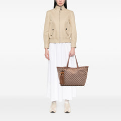 GG Canvas Bamboo Tassel Tote