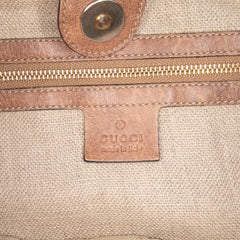 GG Canvas Bamboo Tassel Tote