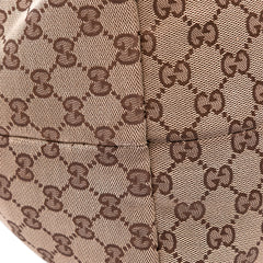 GG Canvas Bamboo Tassel Tote