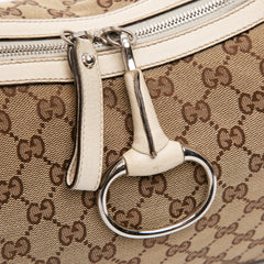 Medium GG Canvas Icon Bit Satchel