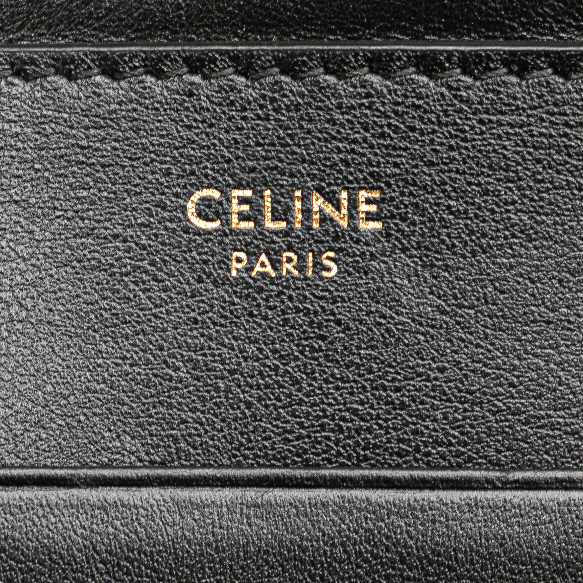 Quilted Metallic Calfskin C Charm Pouch
