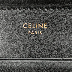 Quilted Metallic Calfskin C Charm Pouch