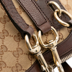 Medium GG Canvas Charm Dome Satchel