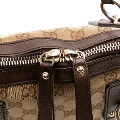 Medium GG Canvas Charm Dome Satchel
