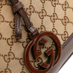 Medium GG Canvas Charm Dome Satchel