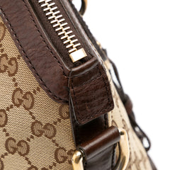Medium GG Canvas Charm Dome Satchel