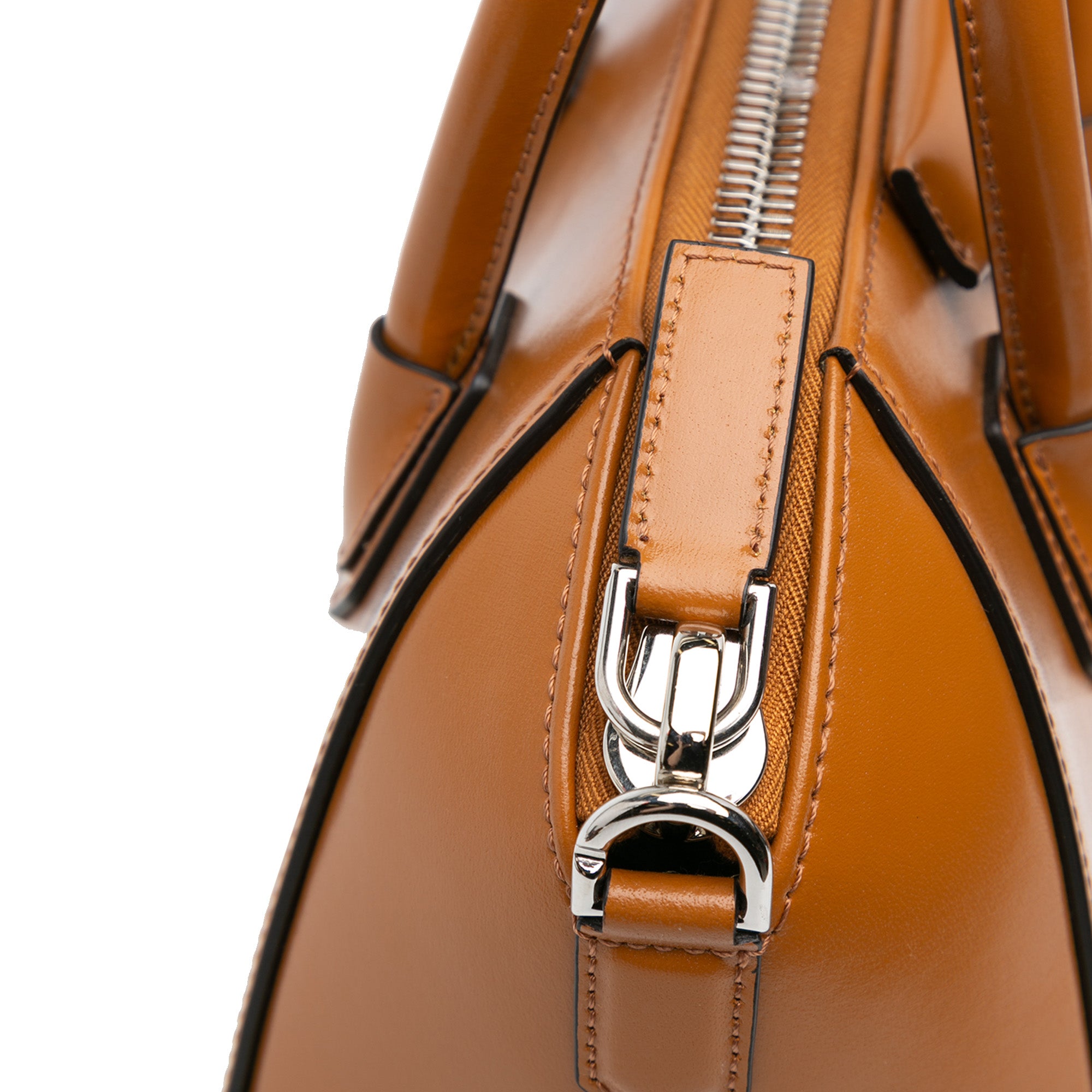 Mini Shiny Lord Calfskin Antigona Satchel