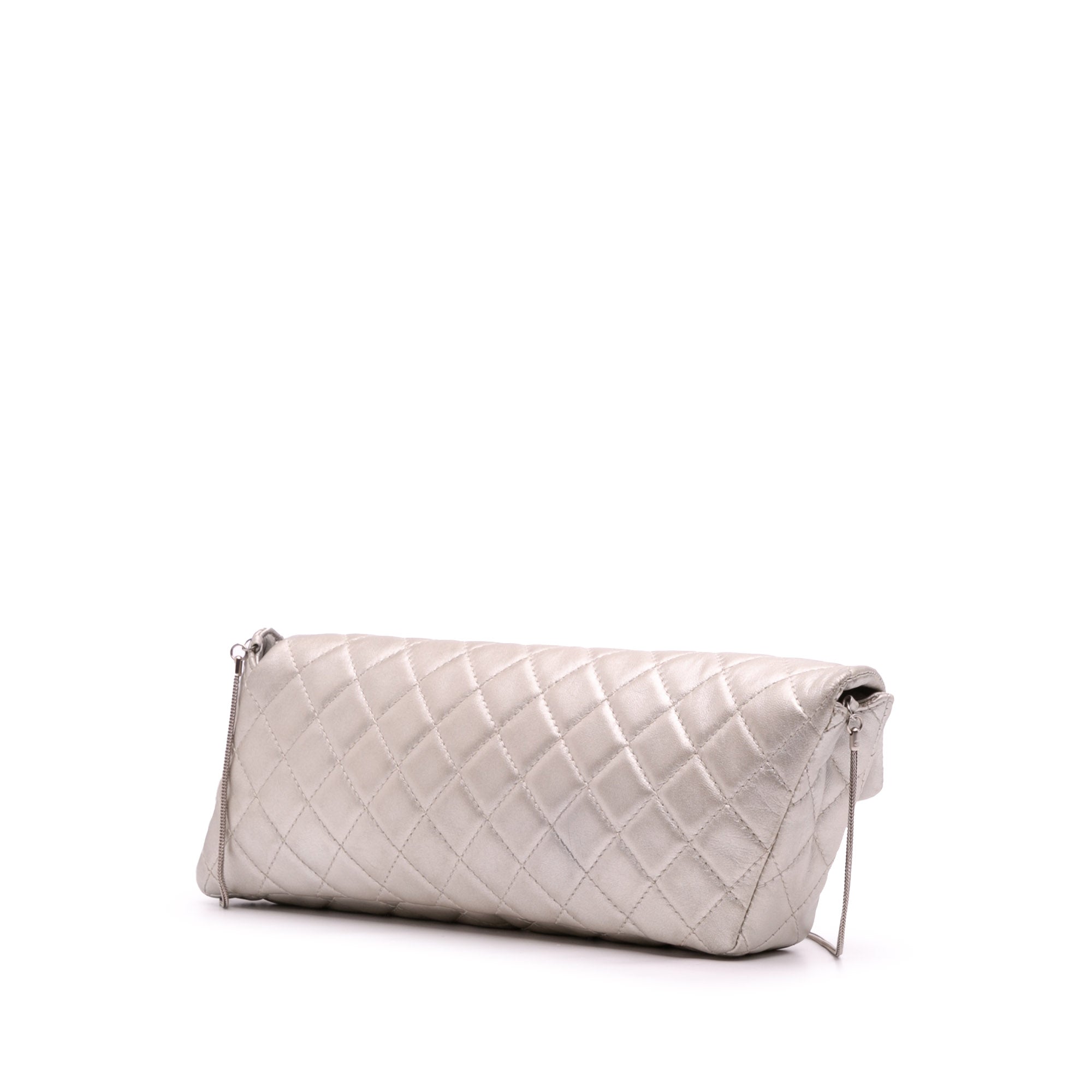 Reissue 2.55 Metallic Lambskin Clutch With Chain