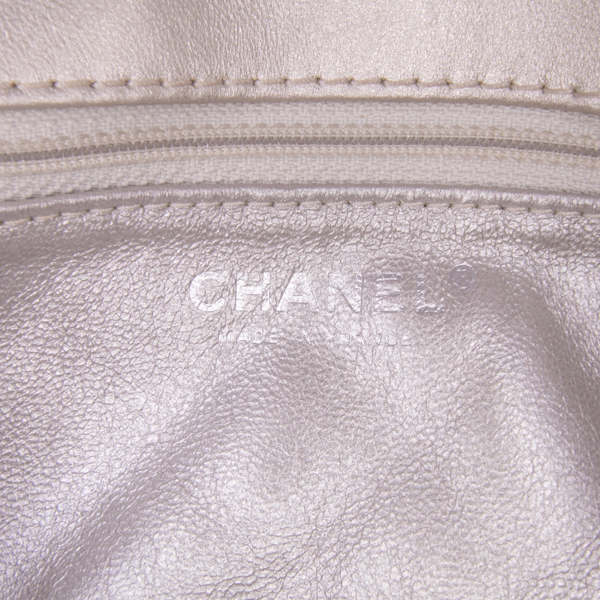 Reissue 2.55 Metallic Lambskin Clutch With Chain