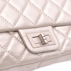 Reissue 2.55 Metallic Lambskin Clutch With Chain