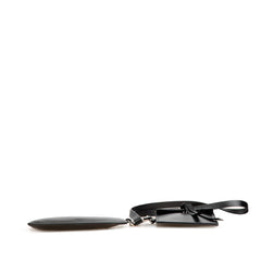 Leather VRing Neck Pouch