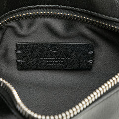 Leather VRing Neck Pouch
