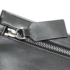 Leather VRing Neck Pouch