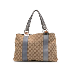 GG Canvas Bamboo Libeccio Tote