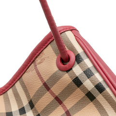 Small Haymarket Check Coated Canvas Canterbury Tote