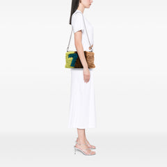 Fur Montone Stripe Crossbody
