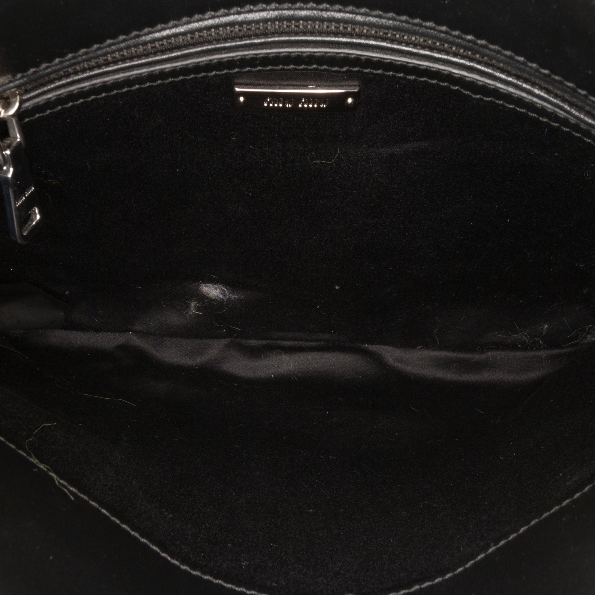 Fur Montone Stripe Crossbody