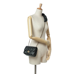 Mini Square Lambskin Romance Single Flap