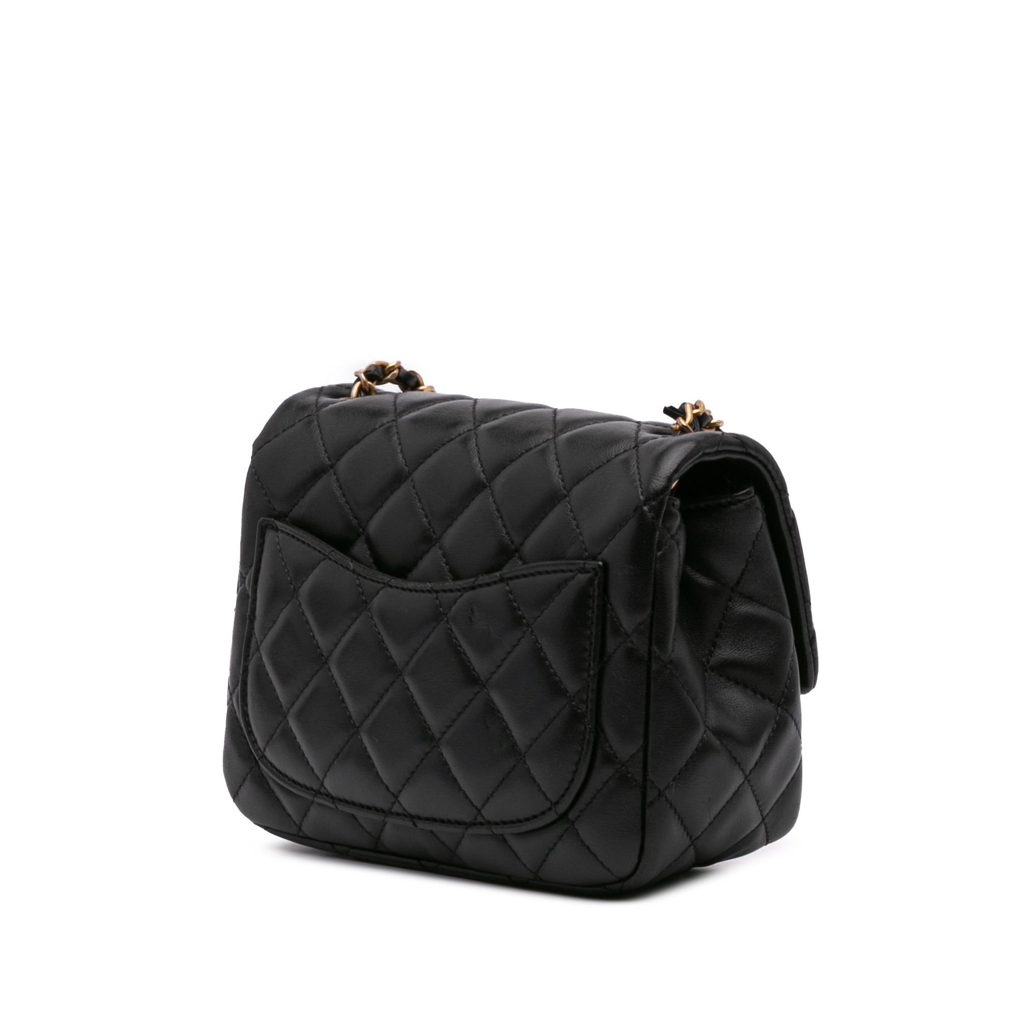 Mini Square Lambskin Romance Single Flap