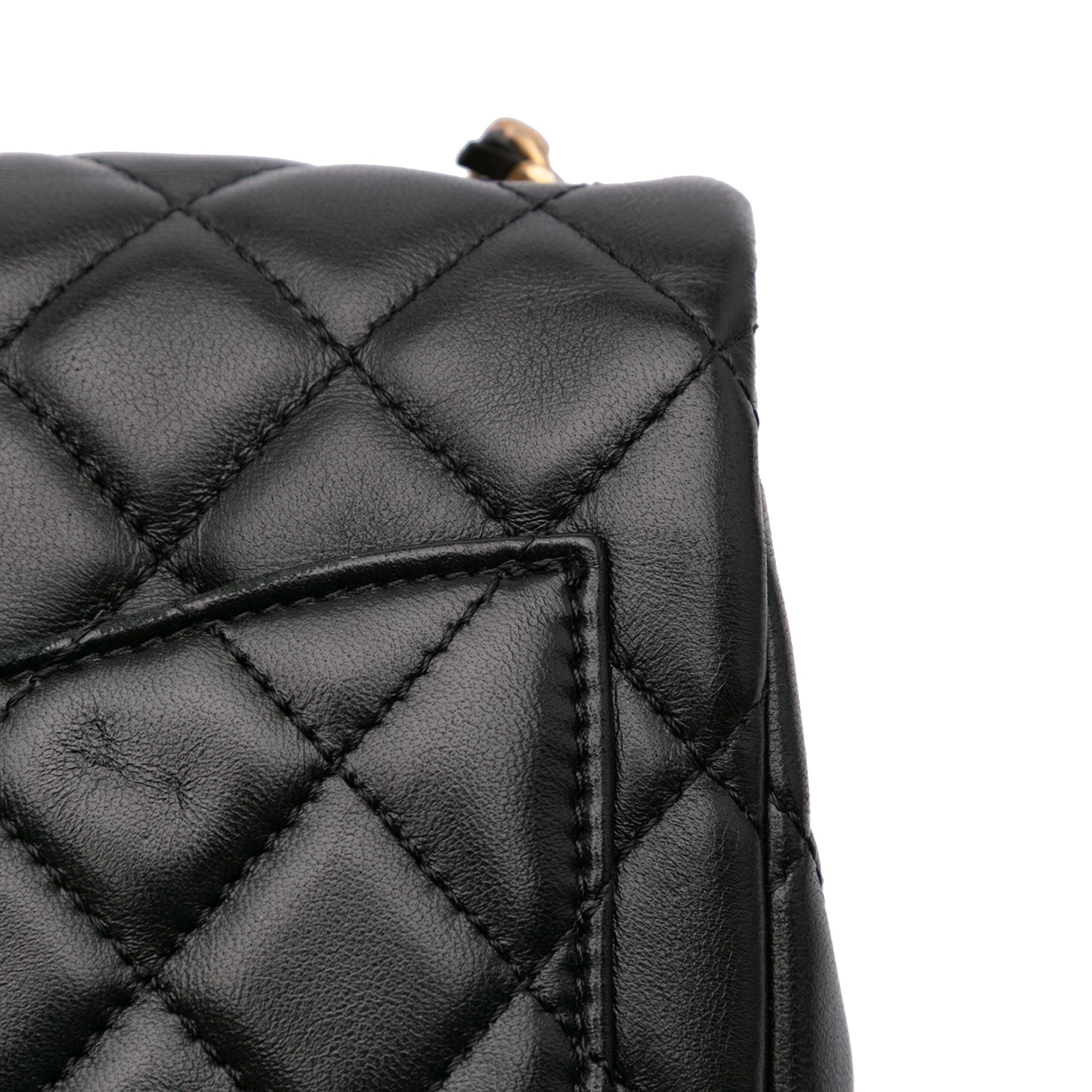 Mini Square Lambskin Romance Single Flap