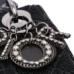 Mini Beaded Lambskin Crystal Cannage Lady Dior