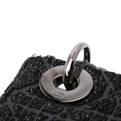 Mini Beaded Lambskin Crystal Cannage Lady Dior