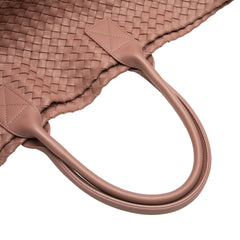 Medium Lambskin Intreccio Cabat Tote