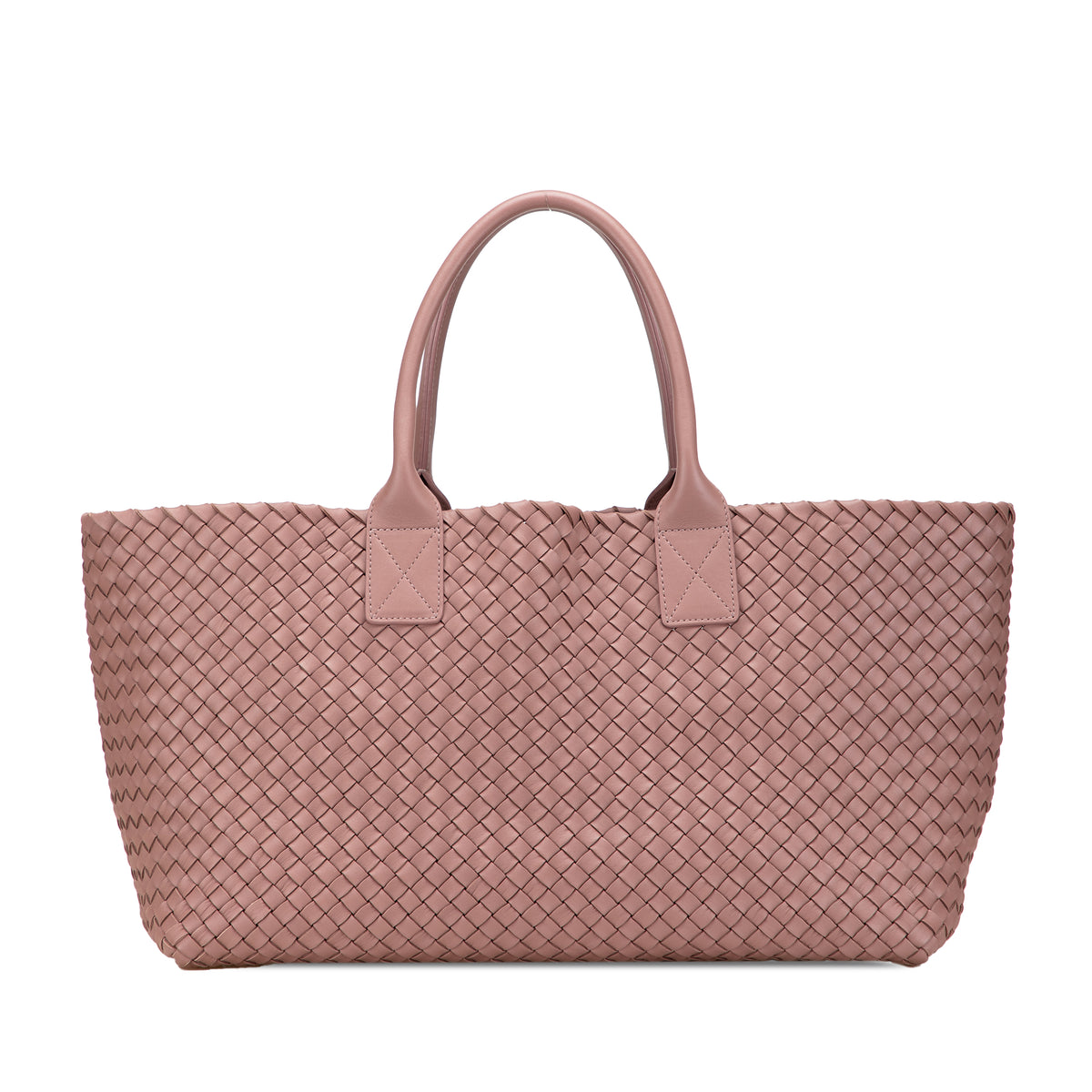 Medium Lambskin Intreccio Cabat Tote