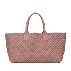 Medium Lambskin Intreccio Cabat Tote