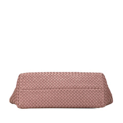 Medium Lambskin Intreccio Cabat Tote