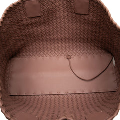 Medium Lambskin Intreccio Cabat Tote